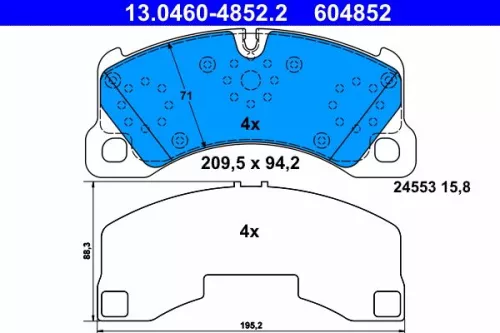 Brake Pad Set, disc brake