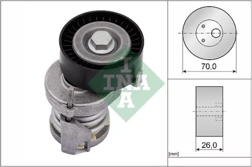 Belt Tensioner, V-ribbed belt