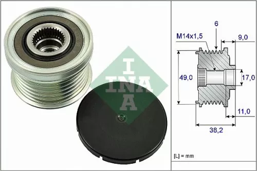 Deflection Pulley/Guide Pulley, timing belt