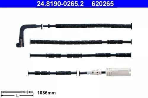 Warning Contact, brake pad wear