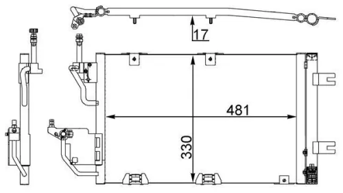 Condenser, air conditioning