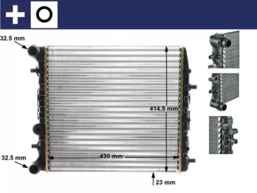 Radiator, engine cooling