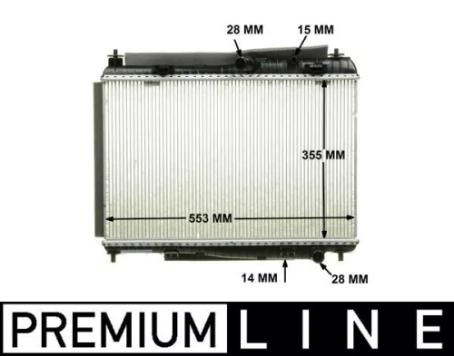 Radiator, engine cooling