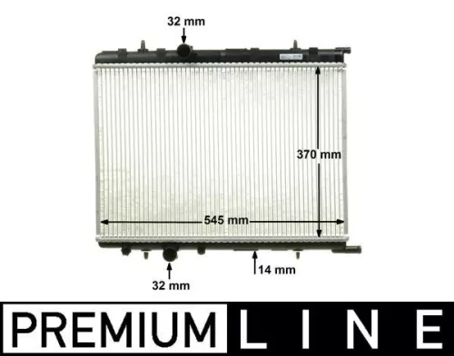 Radiator, engine cooling