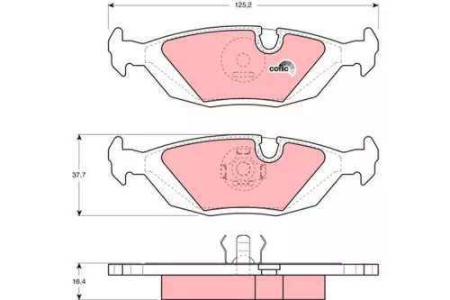 Brake Pad Set, disc brake