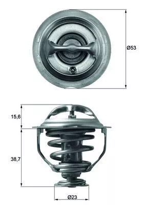Thermostat, coolant