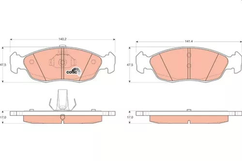 Brake Pad Set, disc brake