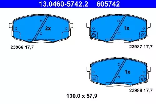 Brake Pad Set, disc brake