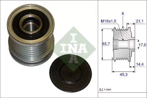 Alternator Freewheel Clutch