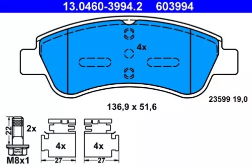 Brake Pad Set, disc brake