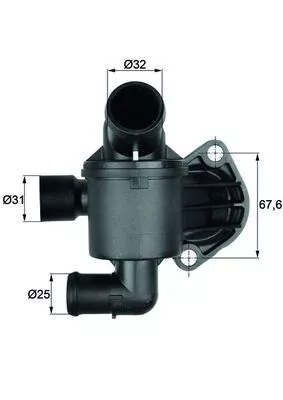 Thermostat, coolant