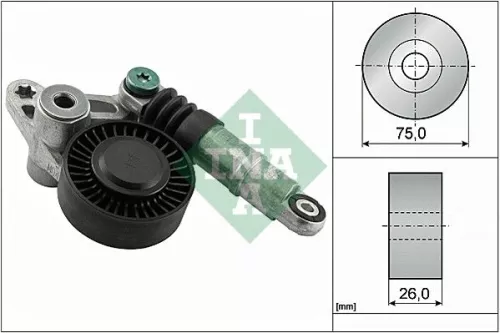 Belt Tensioner, V-ribbed belt