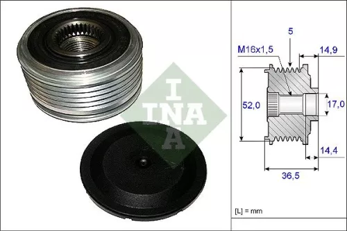 Alternator Freewheel Clutch