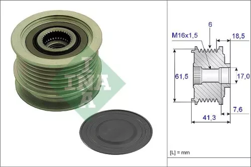 Alternator Freewheel Clutch