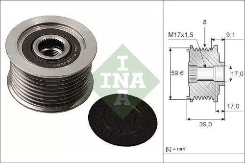 Alternator Freewheel Clutch