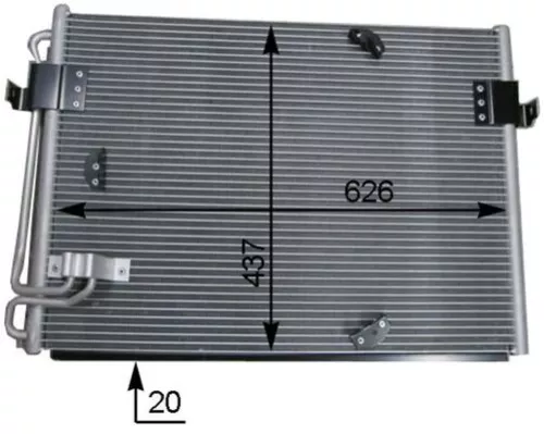 Condenser, air conditioning