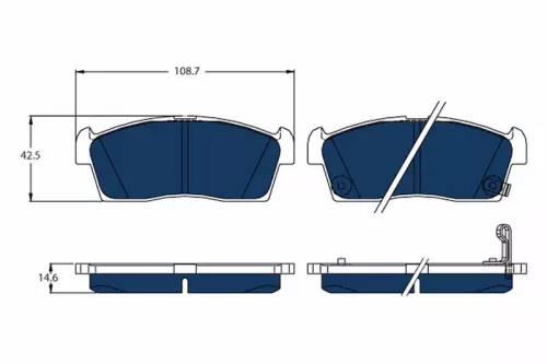 Brake Pad Set, disc brake