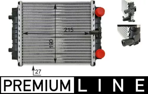 Radiator, engine cooling