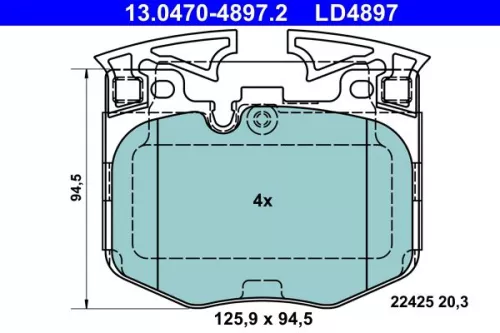 Brake Pad Set, disc brake