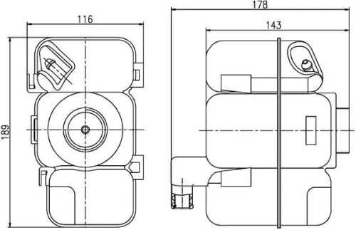 Expansion Tank, coolant