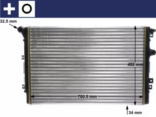 Radiator, engine cooling