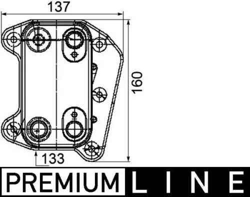 Oil Cooler, engine oil