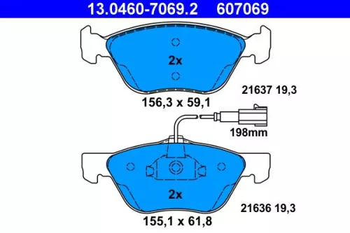 Brake Pad Set, disc brake