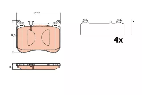 Brake Pad Set, disc brake
