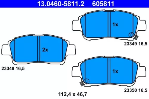Brake Pad Set, disc brake