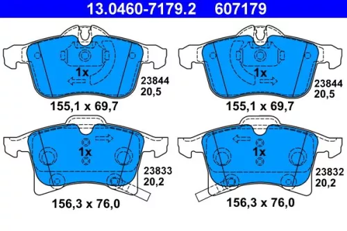 Brake Pad Set, disc brake