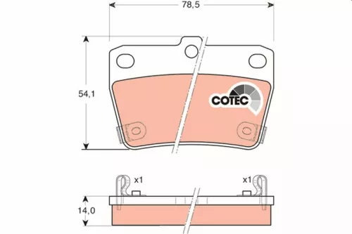Brake Pad Set, disc brake