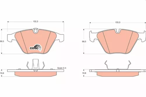 Brake Pad Set, disc brake
