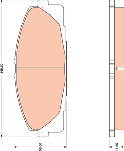 Brake Pad Set, disc brake