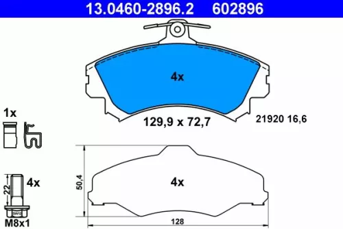 Brake Pad Set, disc brake