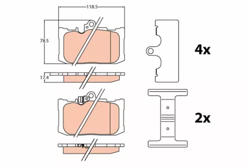 Brake Pad Set, disc brake