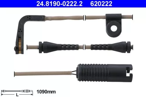 Warning Contact, brake pad wear