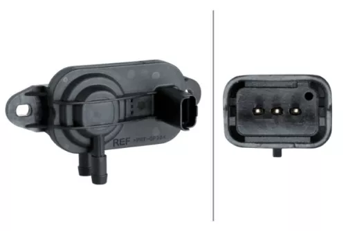 Sensor, exhaust pressure