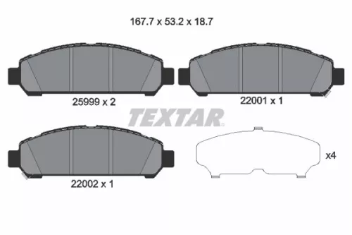 Brake Pad Set, disc brake
