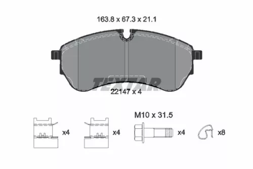 Brake Pad Set, disc brake