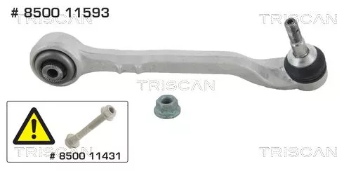 Control/Trailing Arm, wheel suspension
