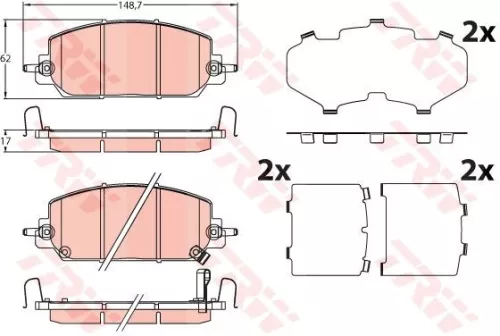 Brake Pad Set, disc brake