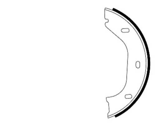 Brake Shoe Set, parking brake