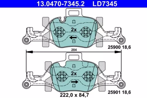 Brake Pad Set, disc brake