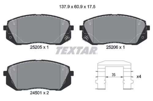 Brake Pad Set, disc brake