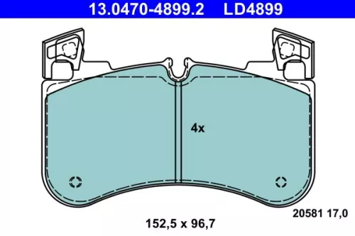 Brake Pad Set, disc brake