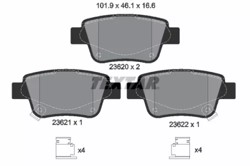 Brake Pad Set, disc brake