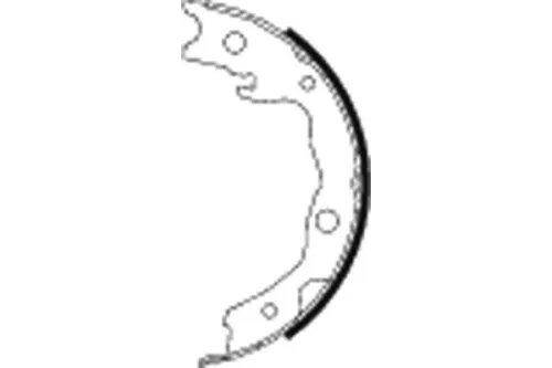 Brake Shoe Set, parking brake