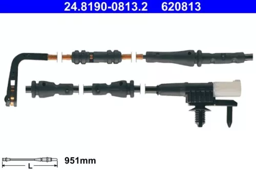 Warning Contact, brake pad wear