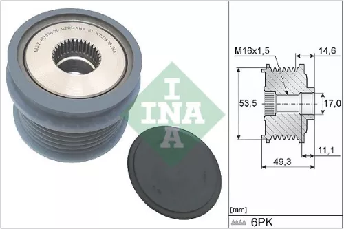 Alternator Freewheel Clutch