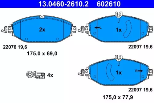 Brake Pad Set, disc brake